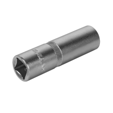 Головка торцевая глубокая КОБАЛЬТ 1/2", 14 мм, Cr-V (1 шт.) подвес (644-054)(1 шт.) подвес