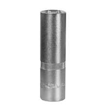 Головка торцевая глубокая КОБАЛЬТ 1/2", 16 мм, Cr-V (1 шт.) подвес (644-078)(1 шт.) подвес