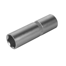 Головка торцевая глубокая КОБАЛЬТ 1/2", 16 мм, Cr-V (1 шт.) подвес (644-078)(1 шт.) подвес