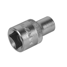 Головка торцевая КОБАЛЬТ 1/2", 8 мм, Cr-V (1 шт.) подвес (643-019)(1 шт.) подвес