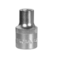 Головка торцевая КОБАЛЬТ 1/2", 9 мм, Cr-V (1 шт.) подвес (643-026)(1 шт.) подвес
