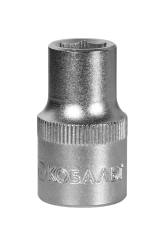 Головка торцевая КОБАЛЬТ 1/2", 11 мм, Cr-V (1 шт.) подвес (643-040)(1 шт.) подвес