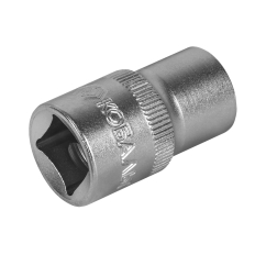 Головка торцевая КОБАЛЬТ 1/2", 13 мм, Cr-V (1 шт.) подвес (643-064)(1 шт.) подвес