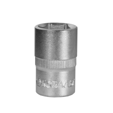 Головка торцевая КОБАЛЬТ 1/2", 17 мм, Cr-V (1 шт.) подвес (643-101)(1 шт.) подвес