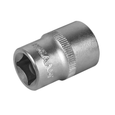 Головка торцевая КОБАЛЬТ 1/2", 19 мм, Cr-V (1 шт.) подвес (643-125)(1 шт.) подвес