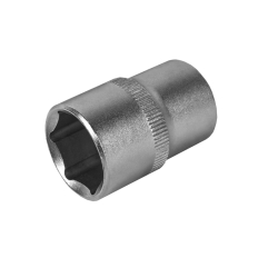 Головка торцевая КОБАЛЬТ 1/2", 19 мм, Cr-V (1 шт.) подвес (643-125)(1 шт.) подвес