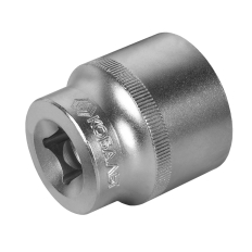 Головка торцевая КОБАЛЬТ 1/2", 32 мм, Cr-V (1 шт.) подвес (643-187)(1 шт.) подвес