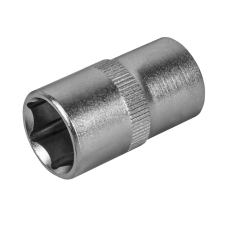 Головка торцевая КОБАЛЬТ 1/2", 16 мм, Cr-V (1 шт.) подвес (643-095)(1 шт.) подвес