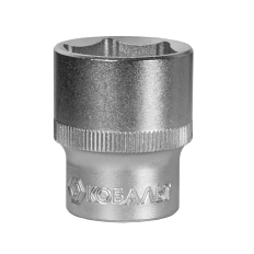 Головка торцевая КОБАЛЬТ 1/2", 24 мм, Cr-V (1 шт.) подвес (643-156)(1 шт.) подвес