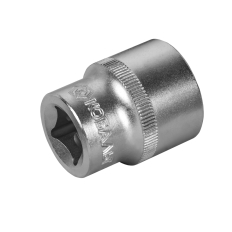 Головка торцевая КОБАЛЬТ 1/2", 24 мм, Cr-V (1 шт.) подвес (643-156)(1 шт.) подвес