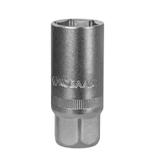 Головка торцевая свечная КОБАЛЬТ 1/2", 21 мм, Cr-V (1 шт.) подвес (643-484)(1 шт.) подвес