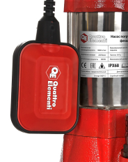 Насос фекальный QUATTRO ELEMENTI Sewage  300F Ci (300 Вт, 9000 л/ч, для грязной, 7 м, 9,0 кг)(300 Вт, 9000 л/ч, для грязной, 7 м, 9,0 кг)