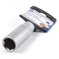 Головка торцевая глубокая КОБАЛЬТ 1/4", 13 мм, Cr-V (1 шт.) подвес (643-972)(1 шт.) подвес