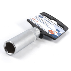 Головка торцевая глубокая КОБАЛЬТ 1/4", 10 мм, Cr-V (1 шт.) подвес (643-941)(1 шт.) подвес