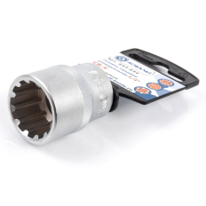Головка торцевая универсальная КОБАЛЬТ 1/2", 21 мм, SPLINE Cr-V (1 шт.) подвес (643-644)(1 шт.) подвес