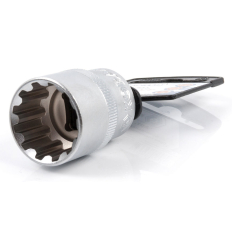 Головка торцевая универсальная КОБАЛЬТ 1/2", 22 мм, SPLINE Cr-V (1 шт.) подвес (643-651)(1 шт.) подвес