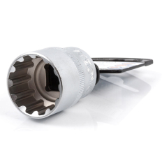 Головка торцевая универсальная КОБАЛЬТ 1/2", 24 мм, SPLINE Cr-V (1 шт.) подвес (643-668)(1 шт.) подвес