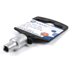 Головка торцевая КОБАЛЬТ 1/4", 5 мм, Cr-V (1 шт.) подвес (643-200)(1 шт.) подвес