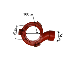 Корпус насоса водяного QUATTRO ELEMENTI Sewage 1100F Ci-Cut (с 2020г.)