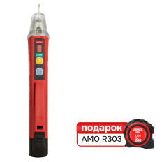 Комплект индикатора напряжения RGK AC-10 и рулетка AMO R303