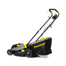 Газонокосилка эл. CHAMPION EM3816 (1,6 кВт пласт.+ткань травосб. 42л ширина 380мм 30-75мм, 11,3кг)