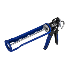 Пистолет для герметика КОБАЛЬТ 310 мл, полукорпусной, поворотный, усиленный, толщ.стенок 1.8 мм, алюм. прорез. рук-ки, усилие 16:1 (924-108)усиленный, толщ.стенок 1.8 мм, алюм. прорез. рук-ки, усилие 16:1 (924-108)