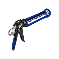 Пистолет для герметика КОБАЛЬТ 310 мл, полукорпусной, поворотный, усиленный, толщ.стенок 1.8 мм, алюм. прорез. рук-ки, усилие 16:1 (924-108)усиленный, толщ.стенок 1.8 мм, алюм. прорез. рук-ки, усилие 16:1 (924-108)