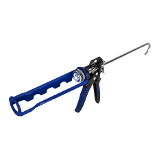 Пистолет для герметика КОБАЛЬТ 310 мл, полукорпусной, поворотный, усиленный, толщ.стенок 1.8 мм, алюм. прорез. рук-ки, усилие 16:1 (924-108)усиленный, толщ.стенок 1.8 мм, алюм. прорез. рук-ки, усилие 16:1 (924-108)