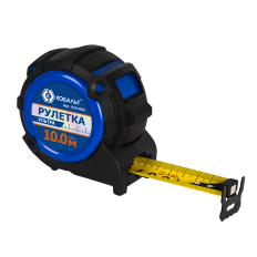 Рулетка КОБАЛЬТ УЛЬТРА 10м х 32мм, обрезиненный корпус, нейл. покр. ленты 0.13 мм, широк. магнит, тройной стопор, блист. подвес (924-054)нейл. покр. ленты 0.13 мм, широк. магнит, тройной стопор, блист. подвес (924-054)