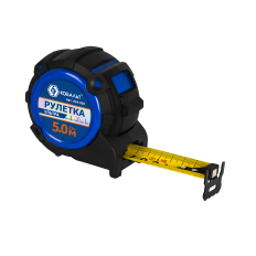 Рулетка КОБАЛЬТ УЛЬТРА 5м х 32мм, обрезиненный корпус, нейл. покр. ленты 0.13 мм, широкий магнит, тройной стопор, блист. подвес (924-030)нейл. покр. ленты 0.13 мм, широкий магнит, тройной стопор, блист. подвес (924-030)