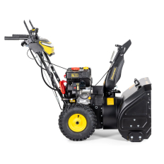 Снегоотбрасыватель CHAMPION ST763E (7лс,62см,6F/2R,колеса,3л,81кг,эл.стартер,фары,обогрев рук, зимн.