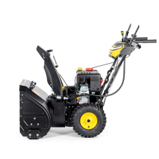 Снегоотбрасыватель CHAMPION ST763E (7лс,62см,6F/2R,колеса,3л,81кг,эл.стартер,фары,обогрев рук, зимн.