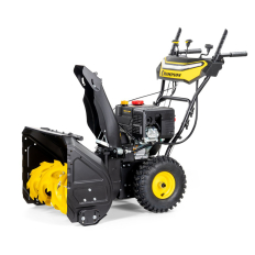 Снегоотбрасыватель CHAMPION ST763E (7лс,62см,6F/2R,колеса,3л,81кг,эл.стартер,фары,обогрев рук, зимн.