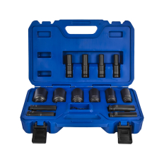 Набор головок торцевых ударных глубоких КОБАЛЬТ 1/2", 18 ПРЕДМЕТОВ: головки 14 шт. (10-32 мм), 2 кольца, 2 штифта, CR-MO, кейс (917-124)(10-32 мм), 2 кольца, 2 штифта, CR-MO, кейс (917-124)
