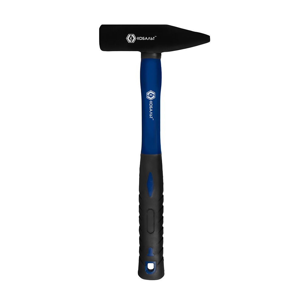 Молоток слесарный КОБАЛЬТ 1000 гр., фибергласовая рукоятка, резиновая защита рукоятки (924-917)резиновая защита рукоятки (924-917)