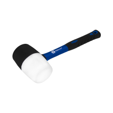 Киянка КОБАЛЬТ 680 гр., черная и белая резина, диаметр бойка 70 мм, фибергласовая рукоятка (924-979)диаметр бойка 70 мм, фибергласовая рукоятка (924-979)