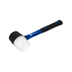 Киянка КОБАЛЬТ 450 гр., черная и белая резина, диаметр бойка 60 мм, фибергласовая рукоятка (924-962)диаметр бойка 60 мм, фибергласовая рукоятка (924-962)