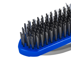 Кордщетка ручная КОБАЛЬТ 8-рядная, стальная, ДВУРУЧНАЯ, 305 мм, пластиковая прорезиненная рукоятка (924-986)ДВУРУЧНАЯ, 305 мм, пластиковая прорезиненная рукоятка (924-986)