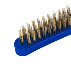 Кордщетка ручная КОБАЛЬТ 4-рядная, стальная, латунированная, 270 мм, пластиковая рукоятка (925-006)270 мм, пластиковая рукоятка (925-006)
