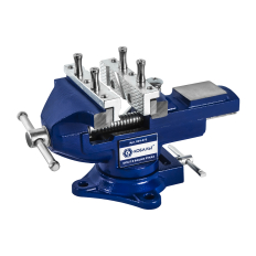 Тиски слесарные КОБАЛЬТ чугунные, 2 В 1, шир. губок 80 мм, захват 75 мм, 2.2 кг, быстрораздвиж., повор-е, доп. губки, спец. штифты (924-672)захват 75 мм, 2.2 кг, быстрораздвиж., повор-е, доп. губки, спец. штифты (924-672)