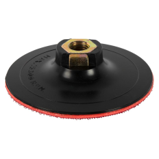 Тарелка опорная ПРАКТИКА 100 мм  для УШМ, М14, средней жесткости, крепление VELCRO (925-396)  для УШМ, М14, средней жесткости, крепление VELCRO (925-396)